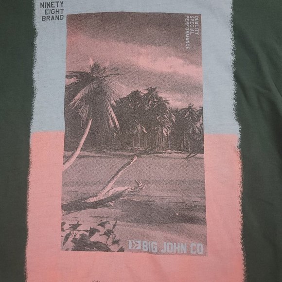 Big John Jeans Womens L T-Shirt British Indigo Garment Co‎ Graphic Tee - Picture 2 of 8